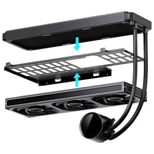Case PC JONSBO D33 Black – Mini Tower M-ATX| VGA 435m| AIO 360mm